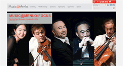 Desktop Screenshot of musicatmenlo.org